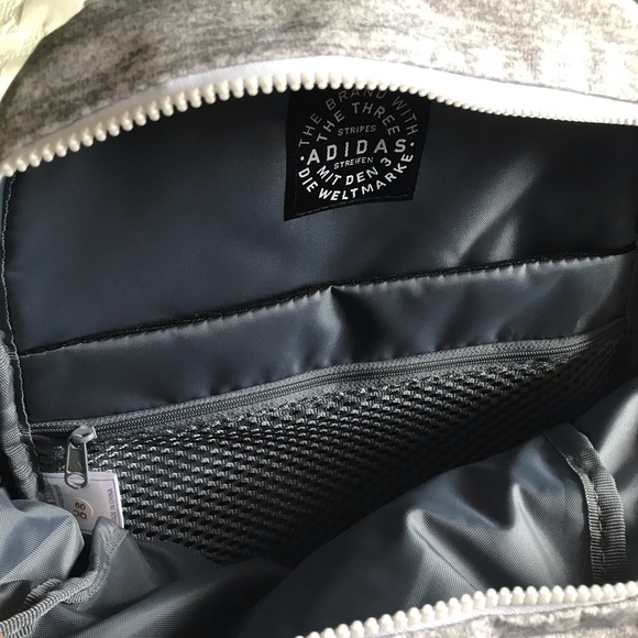 Adidas VFA Backpack Jersey grey/white/rosegold New - Picture 6 of 8